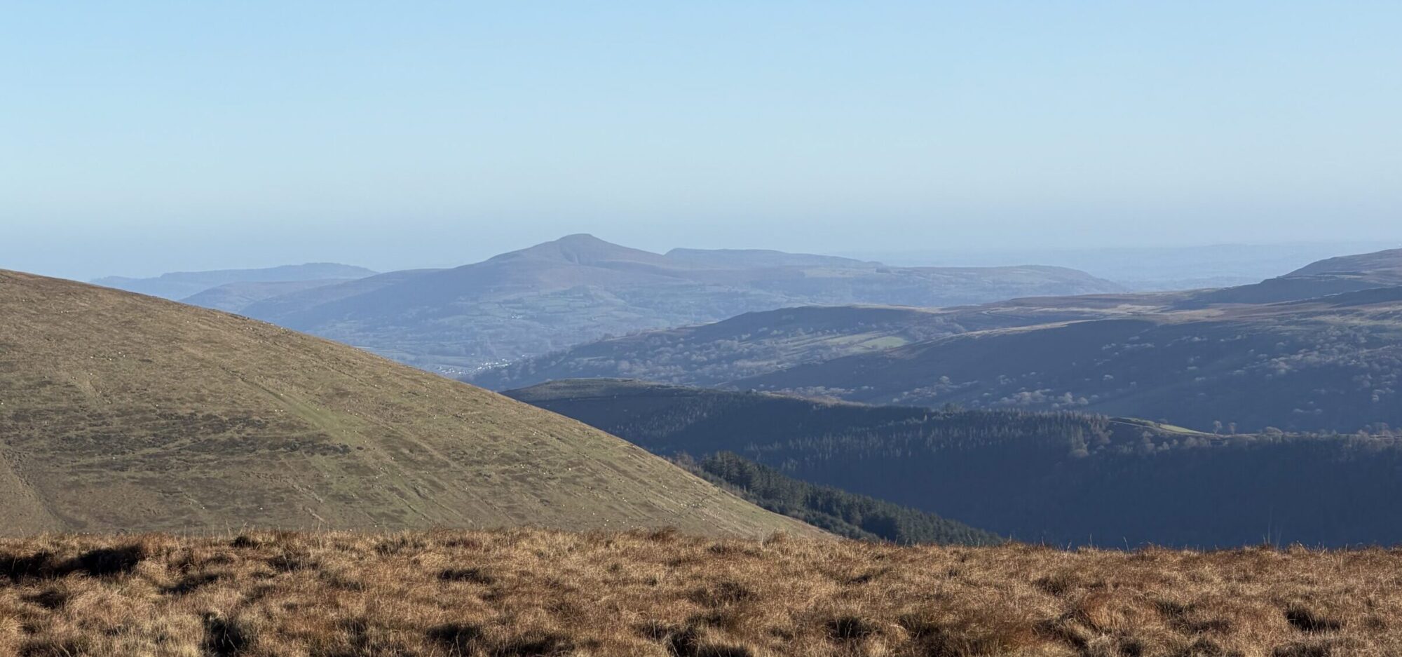 atop the Brecon Beacons