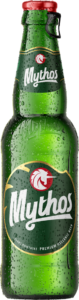 Bottle of Mythos Lager